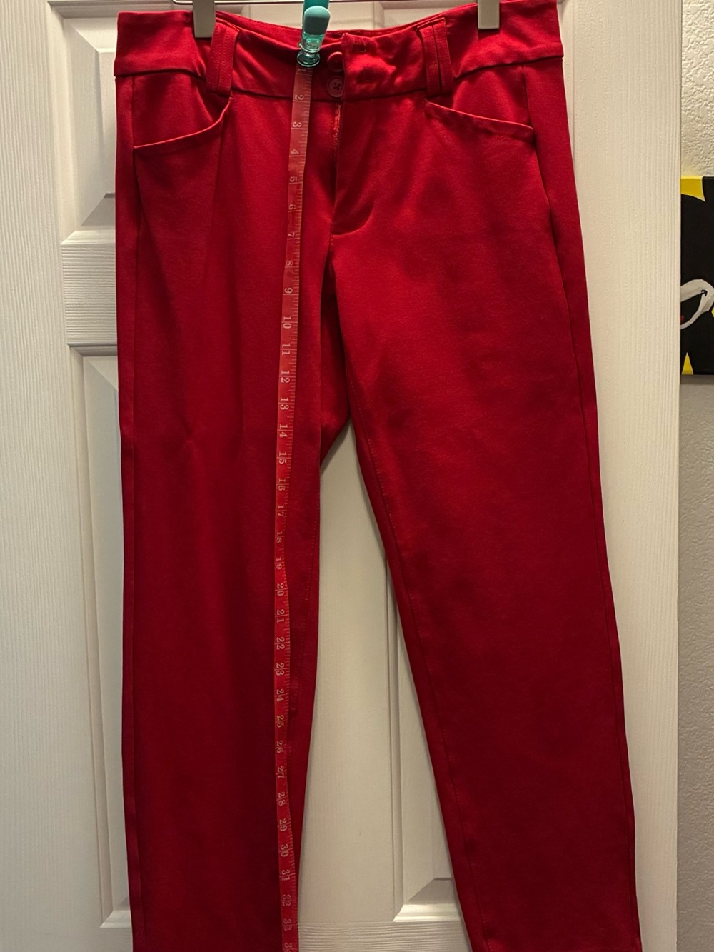 torrid Red Double-Breasted Notch Lapel Blazer 00 and trousers 00R - Picture 6 of 8